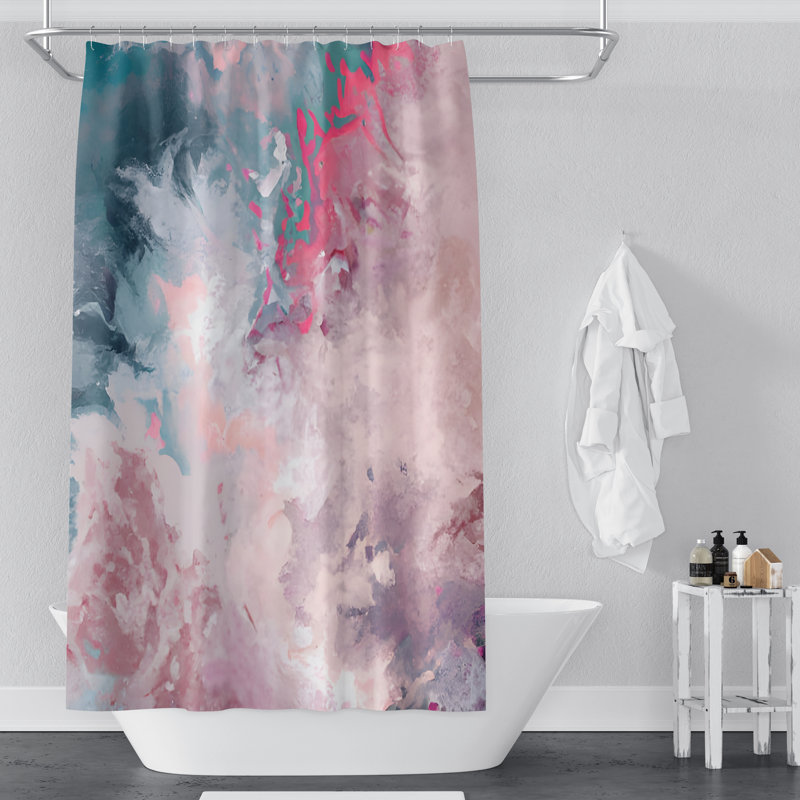 Ombre Shower Curtain, 72" H x 70" W