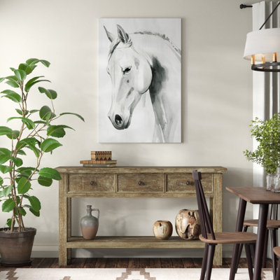 «Horse Whisper I», peinture sur toile