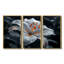 Ensemble de salon art mural blanc lys-1680020302-1680020298