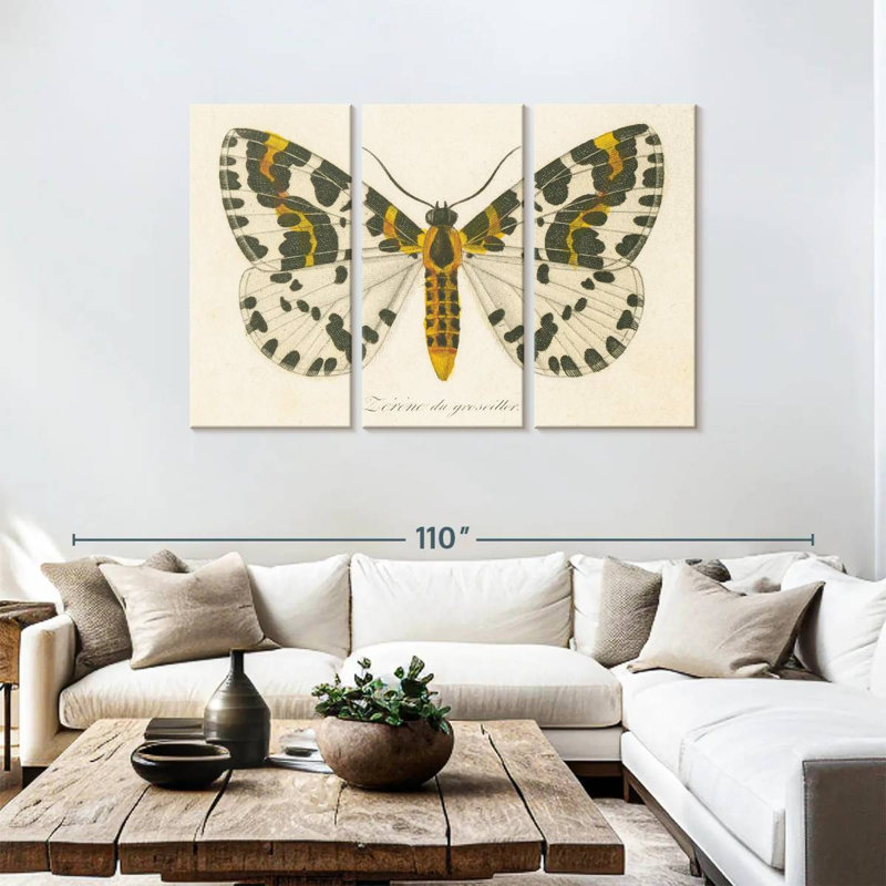Brampt Natures Butterfly IV, 48" H x 74" W