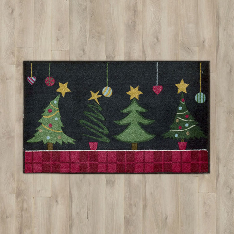 Tapis zone noire tree, Rectangle 2 pi x 3 pi