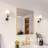 1.3" Thick Rectangle Metal Framed Bathroom Vanity Mirror, Decorative Mirror Wall Mirror with Tempered Glass-2079370091-2079370090