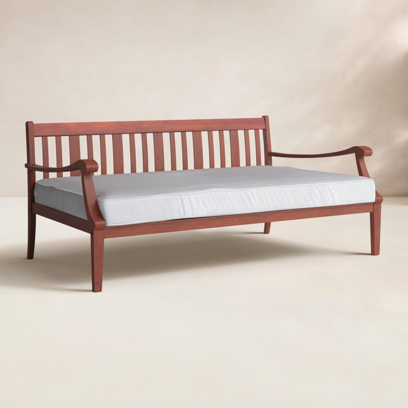 Lit de jour d'extérieur avec coussins 69,5 "Dowling, Polyester huître performance