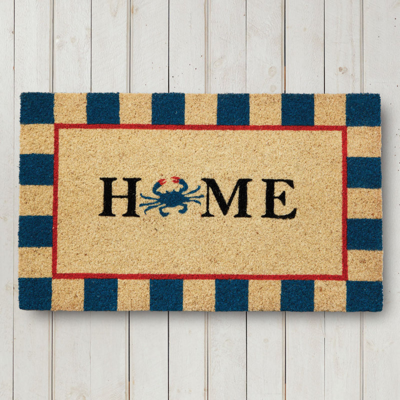 Home Crab Doormat 18x30