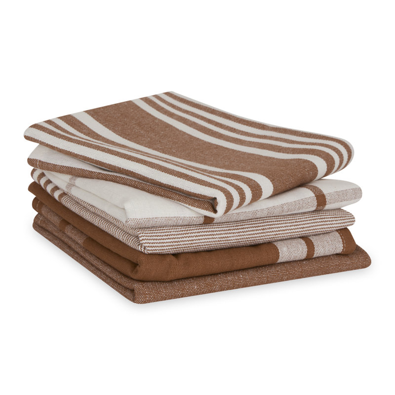 Ensemble de linge de maison 5 pièces, Cannelle