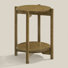 Ensemble de 2 tables d'appoint rondes Timber de style milieu du siècle
