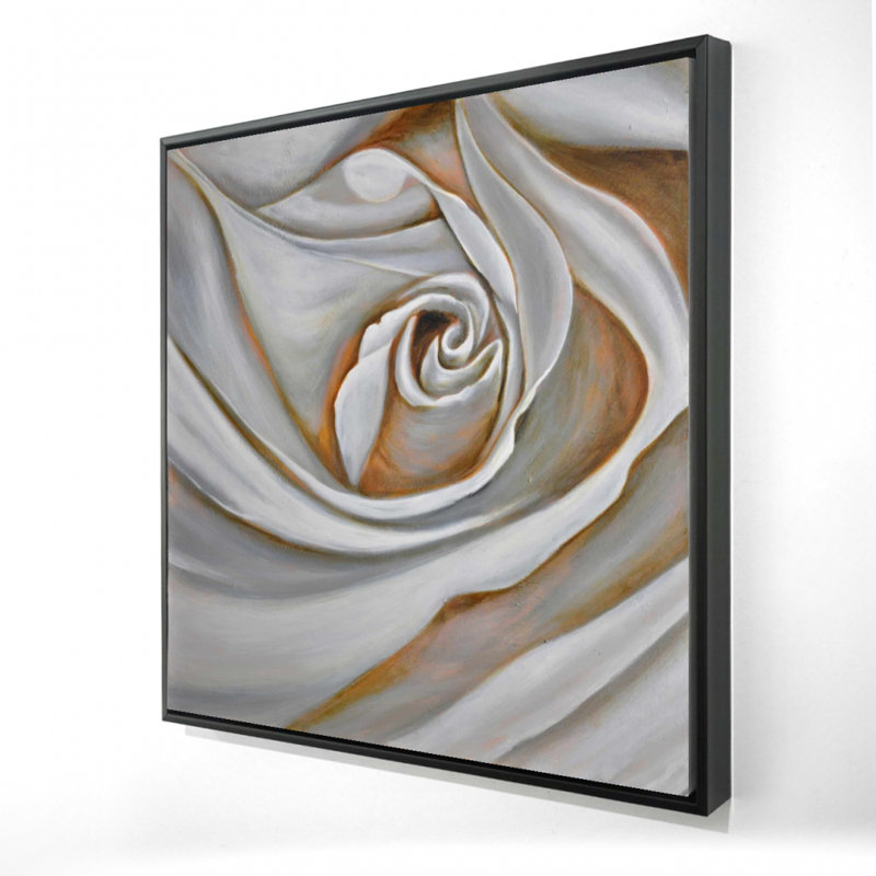 " White Rose Closeup "