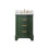 Meuble-lavabo simple 24 po avec plateau en marbre Fiona
