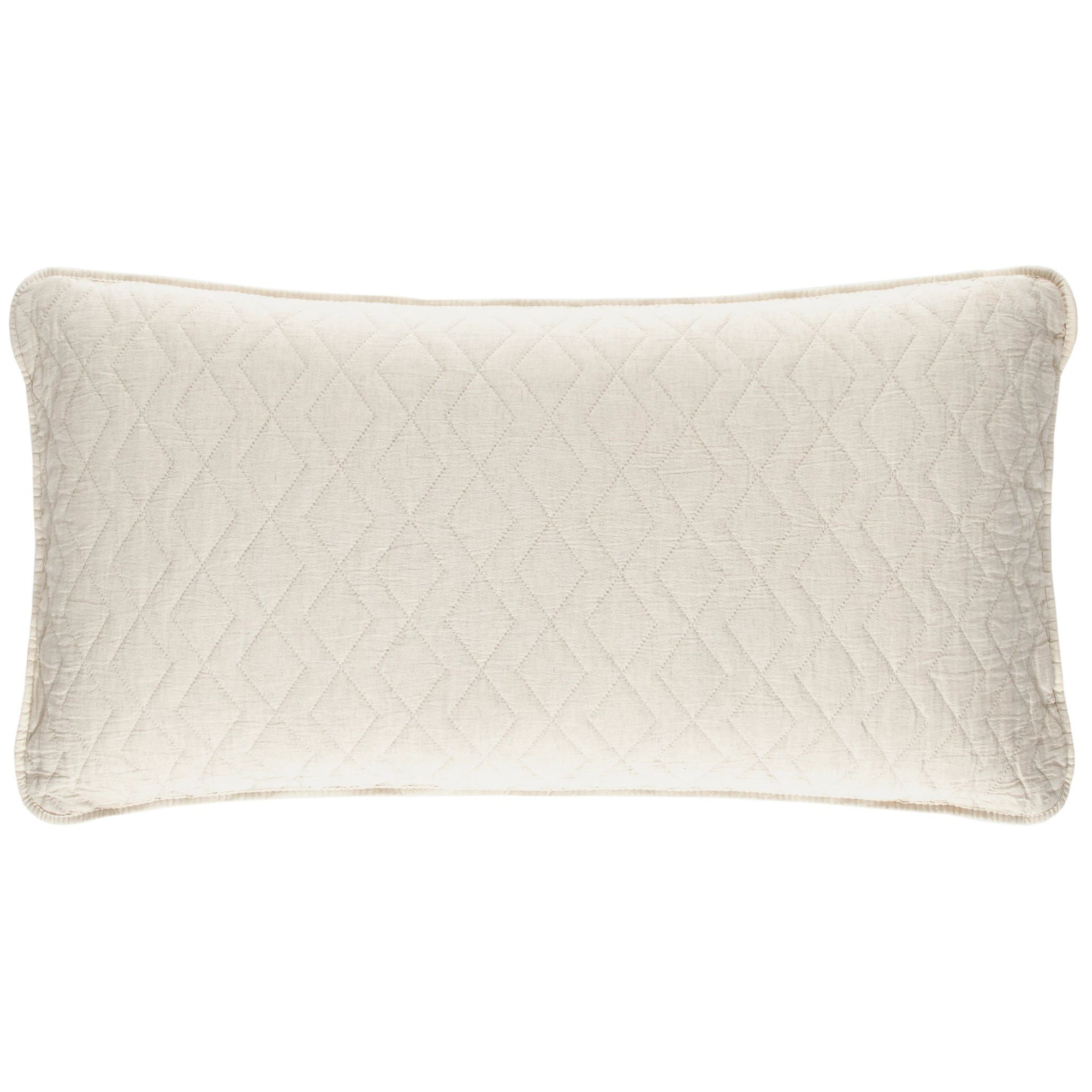 Birdie Quilted Sham, Natural, King