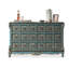 Armoire d'appoint en bois manufacturé bleu massif-1915080492