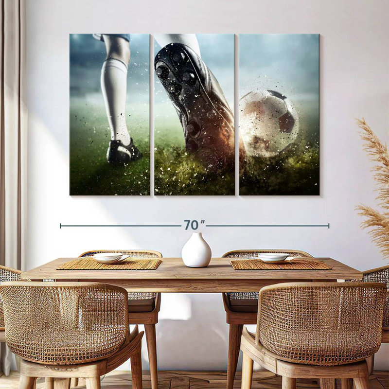 Grège-ballon de football Sireci, H 42 po x l 65 po