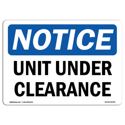 Unit under Clearance