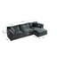 Canapé modulaire surdimensionné en L avec repose-pieds réversible Free Combination Comfy Upholstery-1050524069