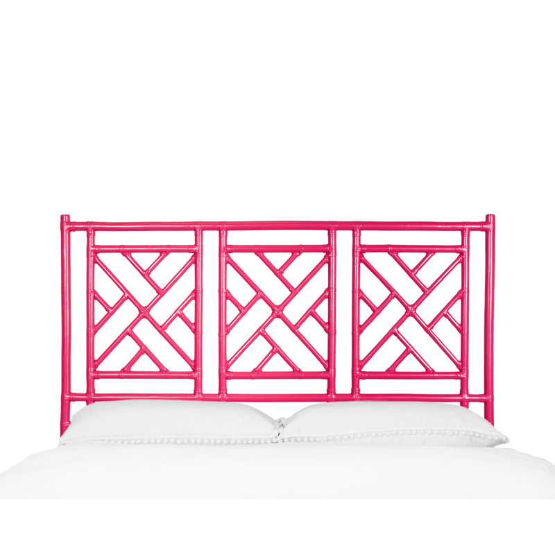 Chippendale Open-Frame Headboard, Hot Pink, Full