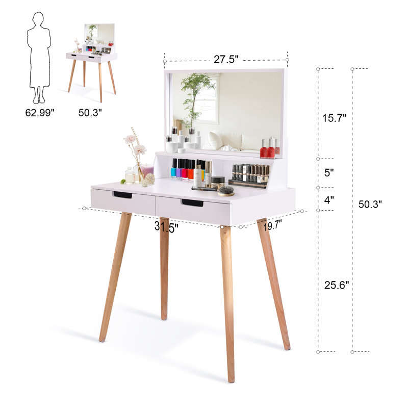 Vanity Table With Mirror
