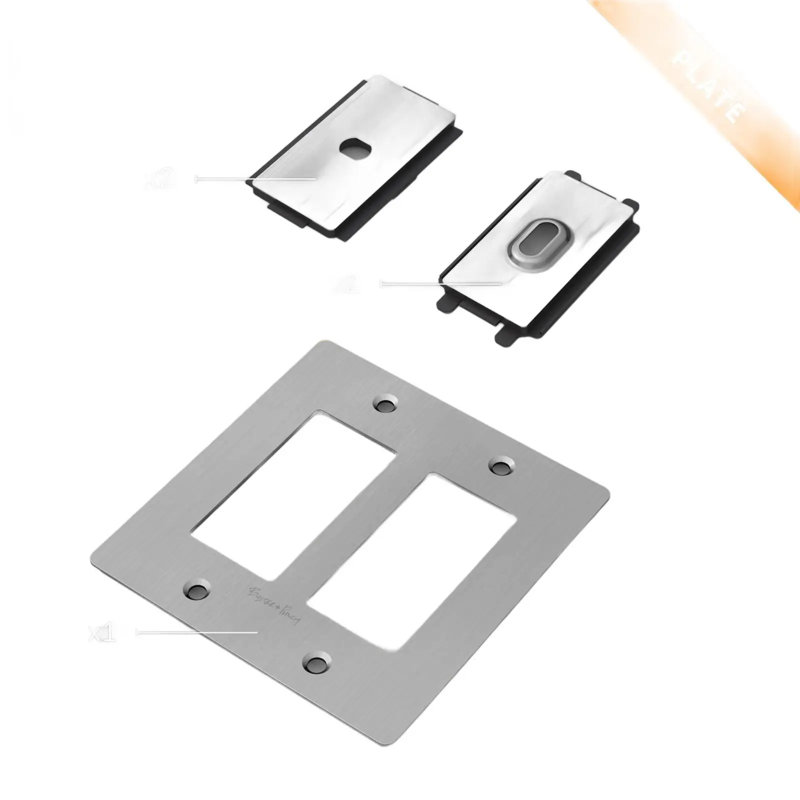 Plaque 2G / logo, Acier