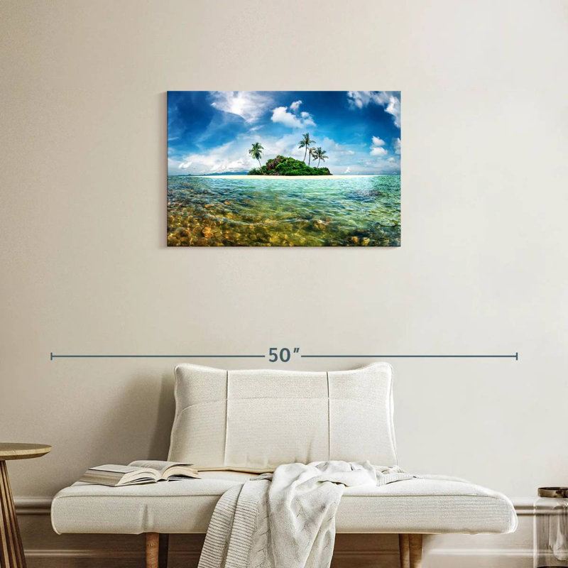 Gillard Exotic Paradise Island, H 20 po x l 30 po