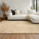 Tapis crème lavable à la machine Argo