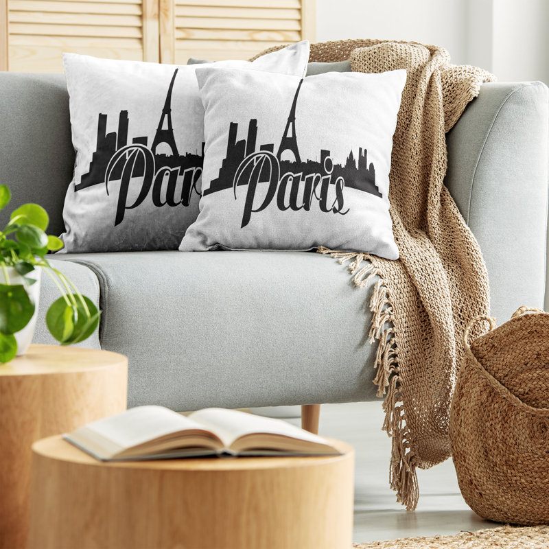 Rachelmarie Indoor / Outdoor Abstract Square Scatter Cushion Cover
