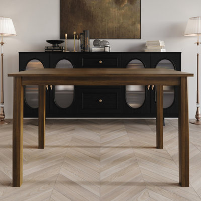 Bucy Solid Wood Base Dining Table