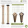 Endurathane Faux Wood Non-Tapered Square Column Wrap