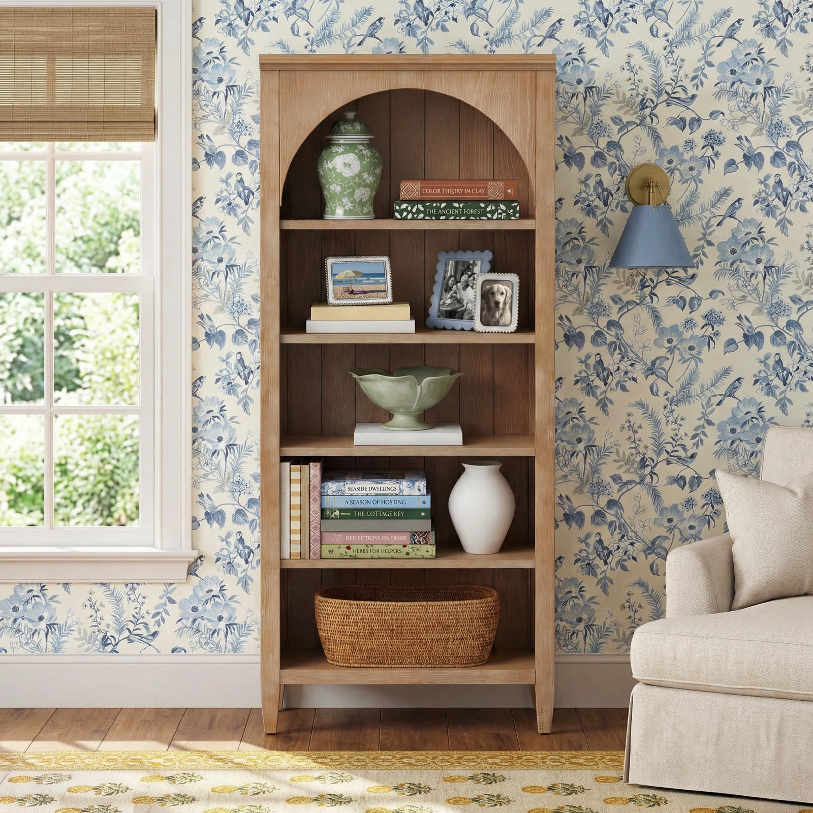 Gayle 32" W Bookcase, 78" H x 32" W x 14" D, 1