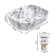 ClassicLiving Kerfoot 510mm L x 410mm W White Ceramic Rectangular Sink ...