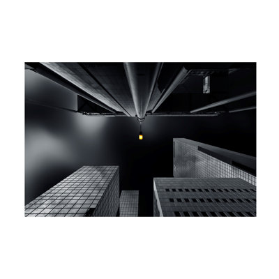 Art mural sur toile tendue - Gerard Jonkman «The Shining Lamppost», art mural pour salon, chambre à coucher ou bureau - 22 x 32