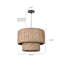 Luminaire suspendu en rotin 1 lumière Armenakis-891556619