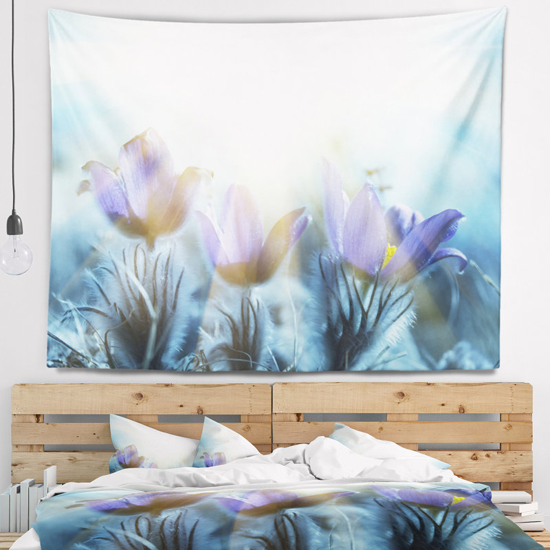 Tapisserie florale florale, H 68 po x l 80 po