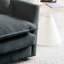Salon en chenille gris - 2 canapé modulaire avec éponge et base rembourrés pour structure moderne en bois massif