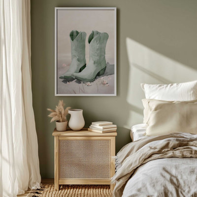 Cowboy Essentials in Green I Print