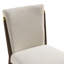 Tabouret de comptoir rembourré en fer Blondell-692600152