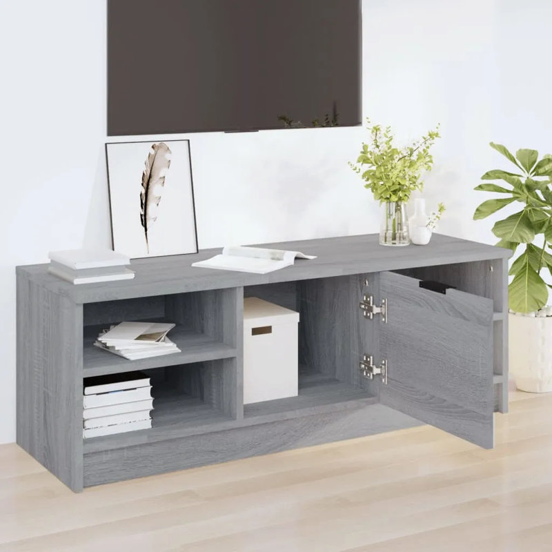 Joshitha TV Cabinet Engineered Wood, Grey Sonoma