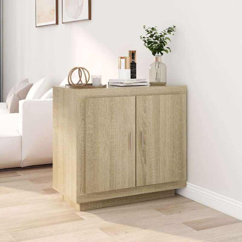 Jaylind Sideboard 80x40x75 cm Engineered Wood, Sonoma Oak