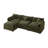 112.2" Chenille Upholstered Sofa, Comfy Cloud Couch With Ottoman-1026667656