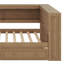 Lit de jour multifonctionnel avec tablettes de rangement intégrées, ports de chargement USB intégrés, éclairage à DEL et tiroirs pratiques-1476100044