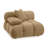 Chesnie Calliope Cafe Au Lait Performance Velvet Modular Corner Chair