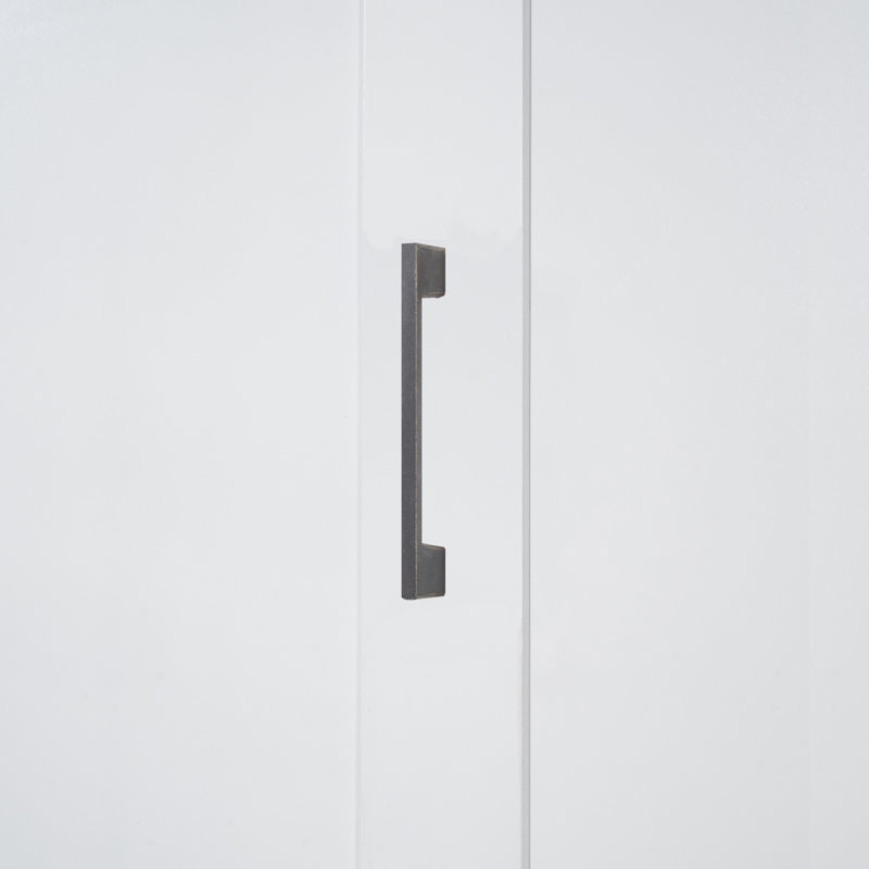 Grand lit escamotable mural avec placard