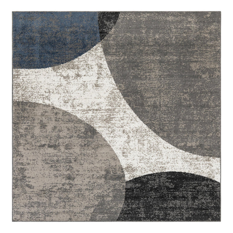 Latitude Run® Otra Nikolis Rug Multi, Square 7'10"