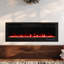 Metro Lane 127cm W Black Electric Fireplace