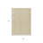 3' X 5' Gold And Ivory Geometric Washable Indoor Outdoor Area Rug