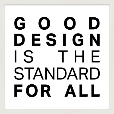 Good Design By Allmodern Studio - Framed Wall Art