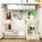 Powder-Coated Steel Undersink Organizer with White Finish, Two-Tier Pull-Out Design-1090854785-1114757255