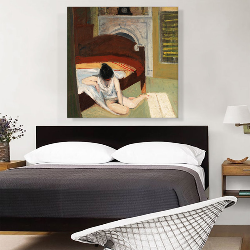 Été intérieur 1909 - impression, H 36 po x l 36 po x P 0,75 po