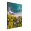Impression sur toile «Paysage des îles tropicales», impression sur toile «Coastal Beach & Jungle», impression de voyage sur la nature exotique - océan et palmier, reproduction sur toile-1455153121-1455153120