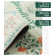 Moroccan Bloom Floral Machine Washable Living Room Area Rug
