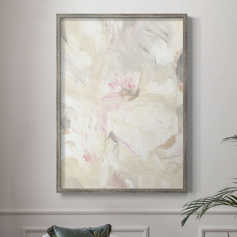 «Soft Abstraction I», reproduction encadrée - bois massif
