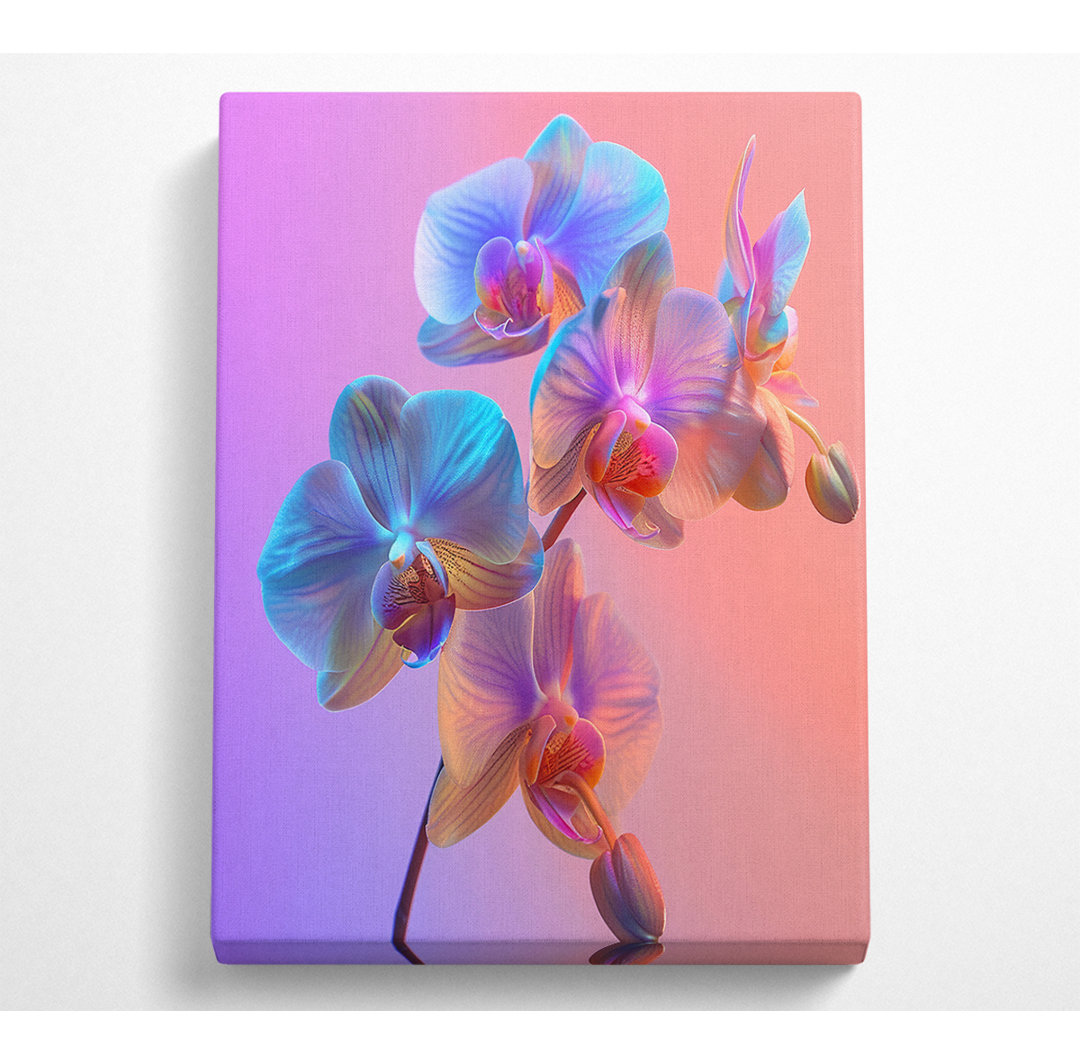 Orchid Blues And Purples - Leinwanddrucke auf Leinwand