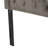 Tufted Upholstered Headboard Queen Size, Solid Wood Head Board With Durable Metal Legs, Adjustable Height Queen Headboard With Nailhead Trim In Bedroom-2133536101